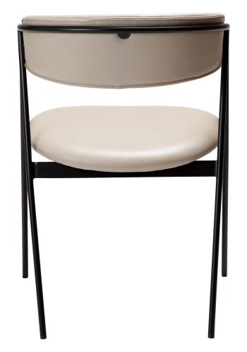 DAN-FORM Swell spisebordsstol - kashmir kunstlder og sort stl