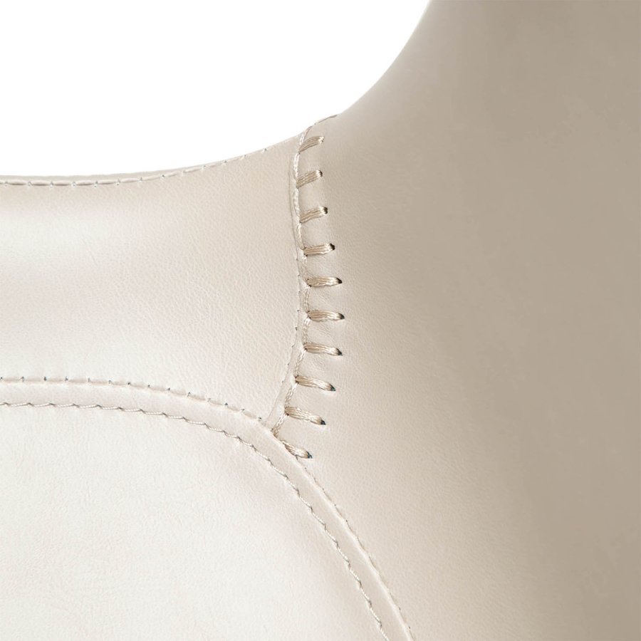 DAN-FORM Medusa spisebordsstol - kashmir kunstlder og sort stl