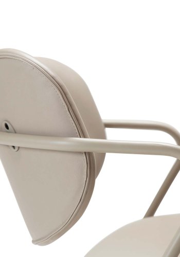 DAN-FORM Zed loungestol, m. armln - kashmir kunstlder og kashmir stl