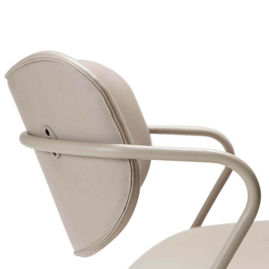 DAN-FORM Zed loungestol, m. armln - kashmir kunstlder og kashmir stl