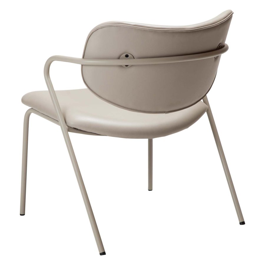 DAN-FORM Zed loungestol, m. armln - kashmir kunstlder og kashmir stl