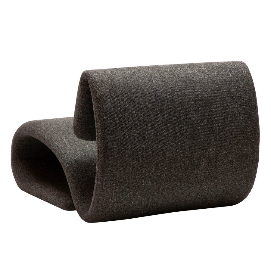 DAN-FORM Dubna loungestol - gr bouclé stof