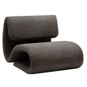 DAN-FORM Dubna loungestol - gr bouclé stof