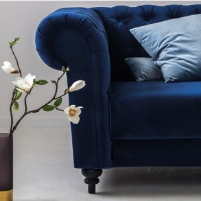 Velour- og fløjlssofaer