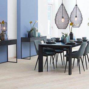 Spisebordsstole i velour og fløjl