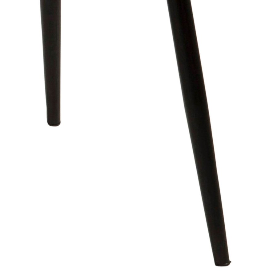 ACT NORDIC Wilma spisebordsstol - antracitgr stof m. metalben