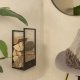 SPINDER DESIGN Lumber Locker S, opbevaring til brnde - sort stl