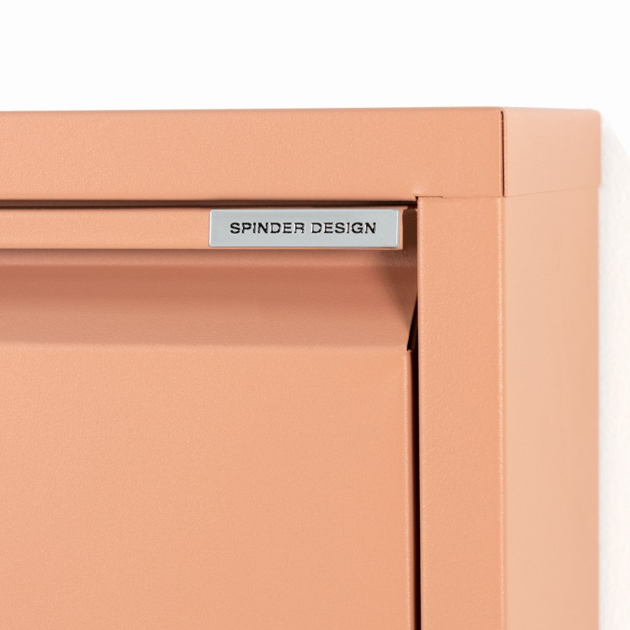 SPINDER DESIGN Billy 2 skoskab, m. 2 lger - clay terra stl