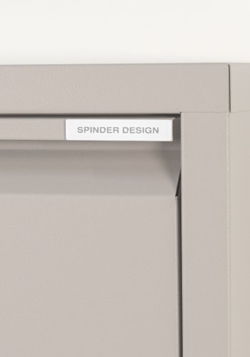 SPINDER DESIGN Billy 2 skoskab, m. 2 lger - silky taupe stl