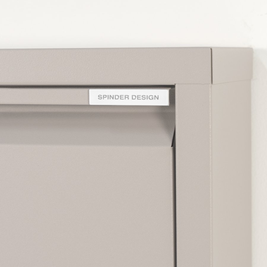 SPINDER DESIGN Billy 2 skoskab, m. 2 lger - silky taupe stl