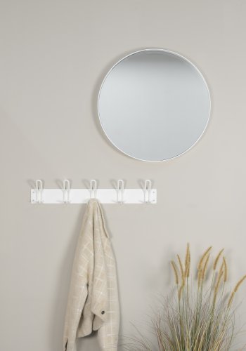 SPINDER DESIGN Miles 5 knagerkke, m. 5 knager - hvid stl