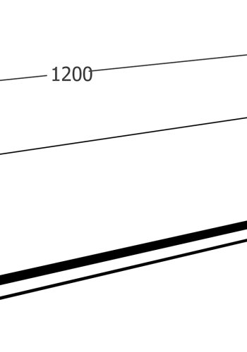 VCM NORDIC Esilo 45 kkken frontpanel - natur tr