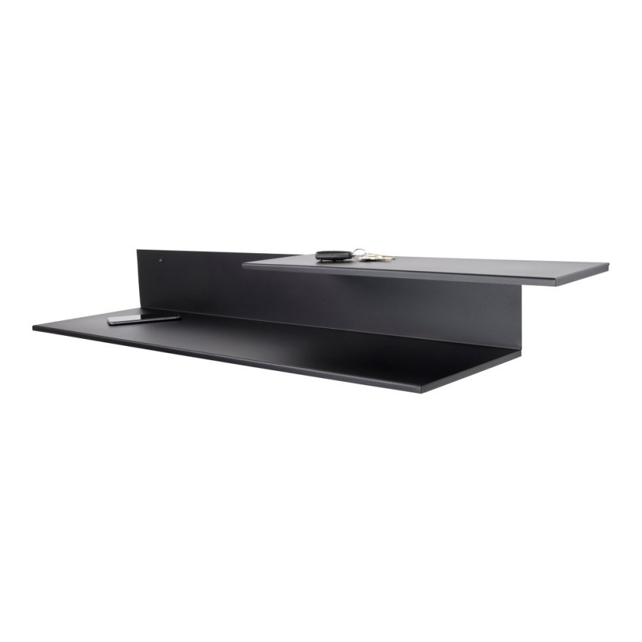 TORNA DESIGN Folded 2 vghylde - sort stl (B:119)