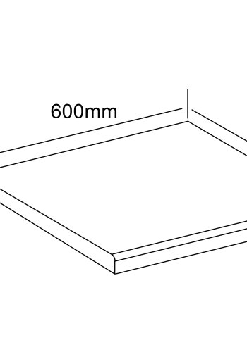 VCM NORDIC Fasola kkkenbordplade, kvadratisk - hvid tr (60x60)