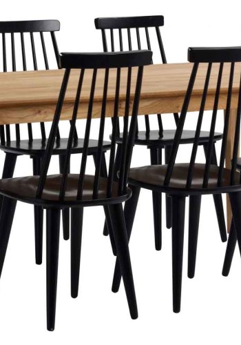 ROWICO Filippa spisebord - olieret eg, m. udtrk (180x90)