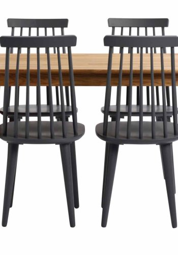 ROWICO Filippa spisebord - olieret eg m. klap (80x120+45)  