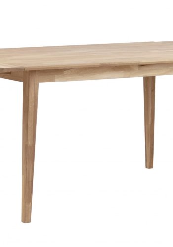 ROWICO Filippa spisebord - hvidpigmenteret eg m. udtrk (140x90)