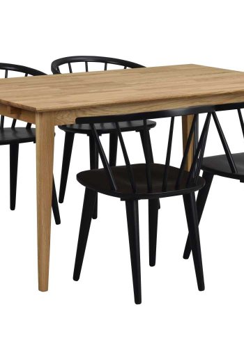 ROWICO Filippa spisebord - olieret eg m. udtrk (140x90)