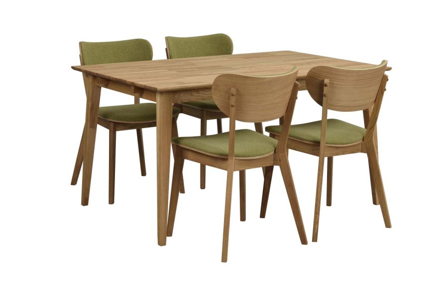 ROWICO Filippa spisebord - olieret eg m. udtrk (140x90)