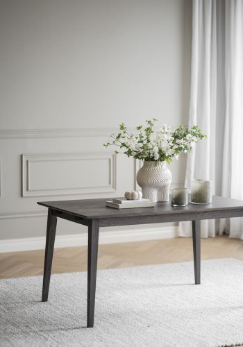 ROWICO Filippa spisebord, m. udtrk - mrkebrun eg (140x90)