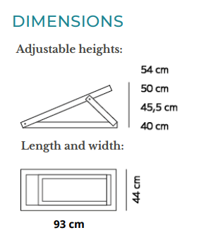 ANIMOOD Skipper rampe til hunde, justerbar i 4 hjder - natur fyrretr