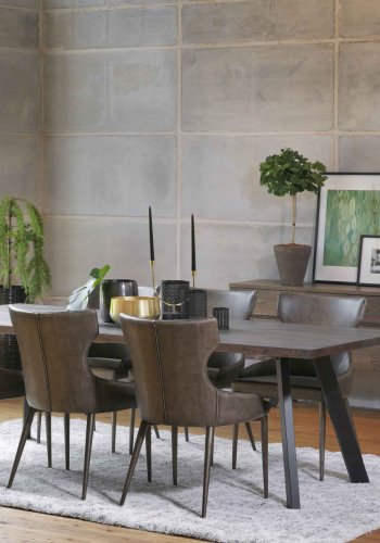 ROWICO Fred sknk - mrkebrun eg, m. 2 skuffer og 3 lger 