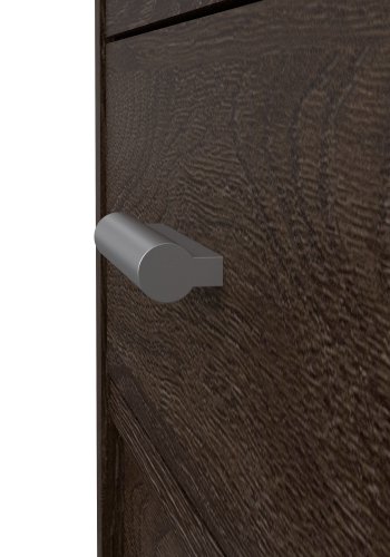 TVILUM Function Plus skrivebord, m. 1 rum og 4 skuffer - Rovere Gessato mrk MDF (110x48,5)