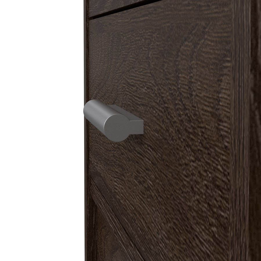 TVILUM Function Plus skrivebord, m. 1 rum og 4 skuffer - Rovere Gessato mrk MDF (110x48,5)