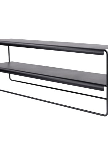 TORNA DESIGN Gabi skoreol, m. 2 hylder - sort stl (B:103)