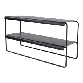 TORNA DESIGN Gabi skoreol, m. 2 hylder - sort stl (B:73)