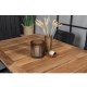 VENTURE DESIGN havest, m. Panama bord, m. udtrk og 4 Lindos stole - natur teak/sort alu/sort reb