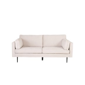 VENTURE DESIGN Boom 3 pers. sofa - beige fljl og sort stl