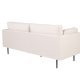 VENTURE DESIGN Boom 3 pers. sofa - beige fljl og sort stl