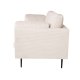 VENTURE DESIGN Boom 3 pers. sofa - beige fljl og sort stl