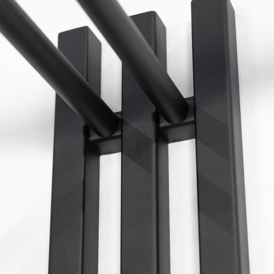 SPINDER DESIGN Senza knagerkke, m. 2 knager og bjlestang - sort stl