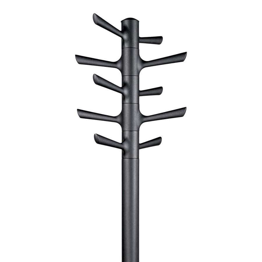 SPINDER DESIGN Pull stumtjener, m. 10 kroge - mat sort stl ( 35)