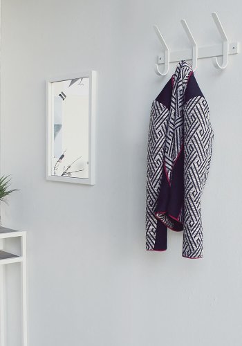 SPINDER DESIGN Dexter knagerkke m. 3 knager - hvid stl