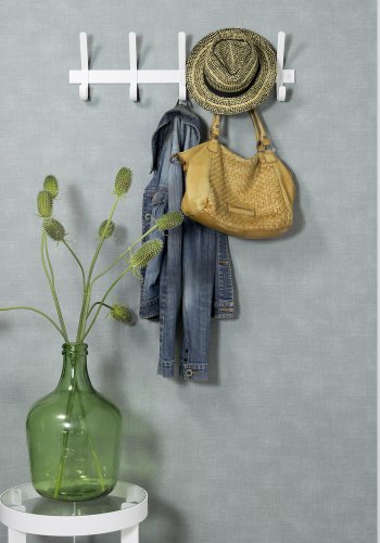 SPINDER DESIGN Dexter knagerkke, m. 5 knager - hvid stl