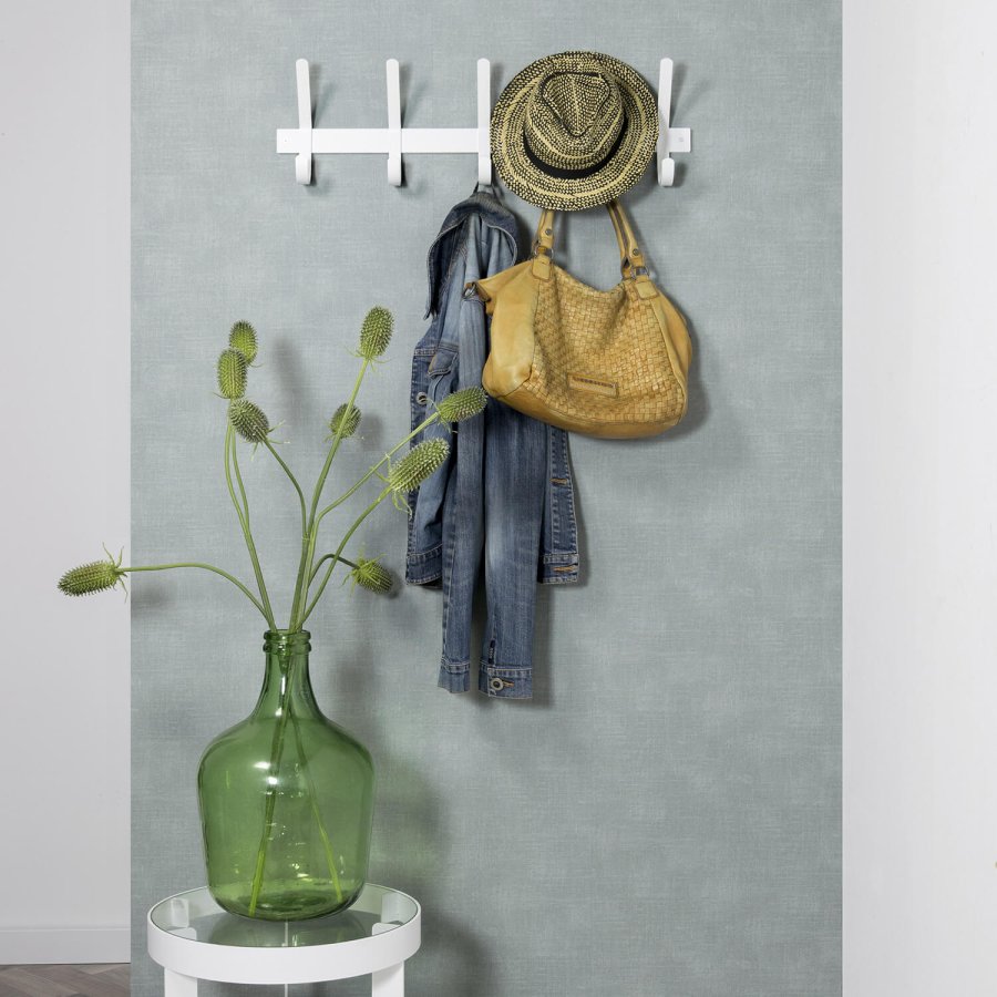 SPINDER DESIGN Dexter knagerkke, m. 5 knager - hvid stl