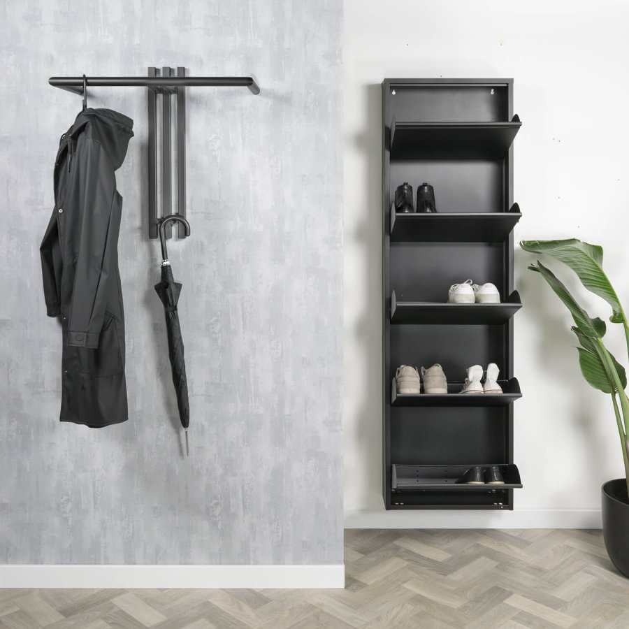 SPINDER DESIGN Senza knagerkke, m. 2 knager og bjlestang - sort stl