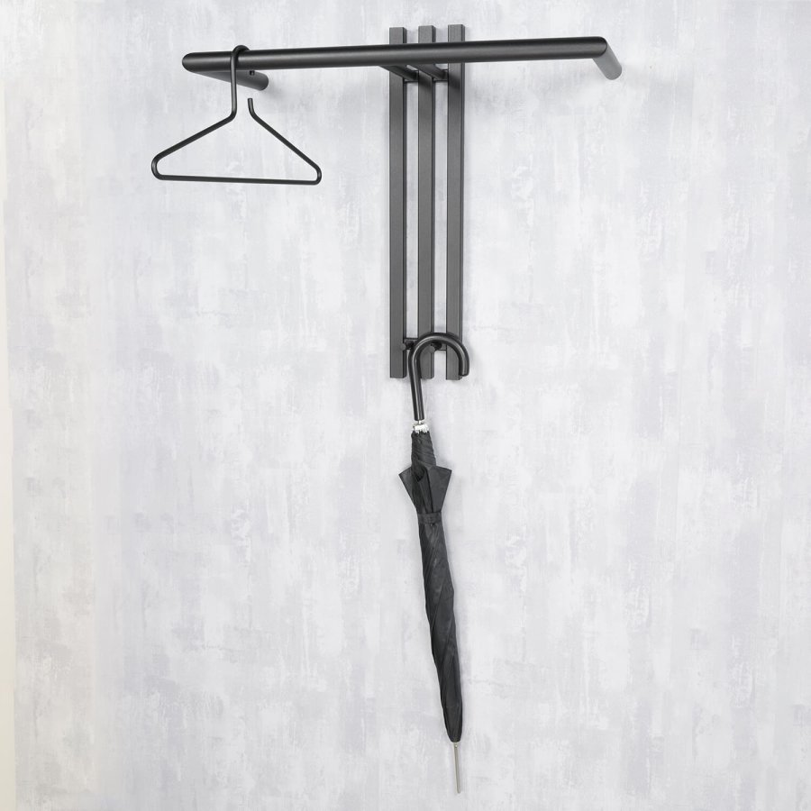 SPINDER DESIGN Senza knagerkke, m. 2 knager og bjlestang - sort stl