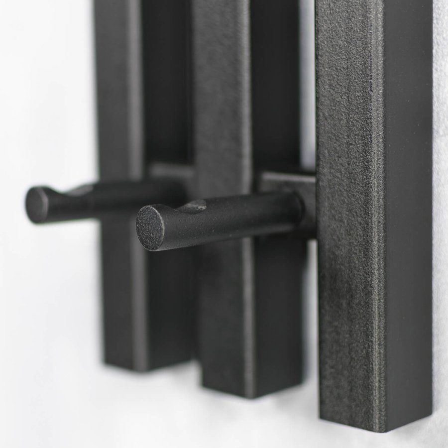 SPINDER DESIGN Senza knagerkke, m. 2 knager og bjlestang - sort stl