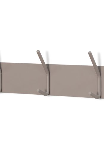 SPINDER DESIGN Fusion knagerkke, m. 3 dobbelt-knager - taupe pulverlakeret stl