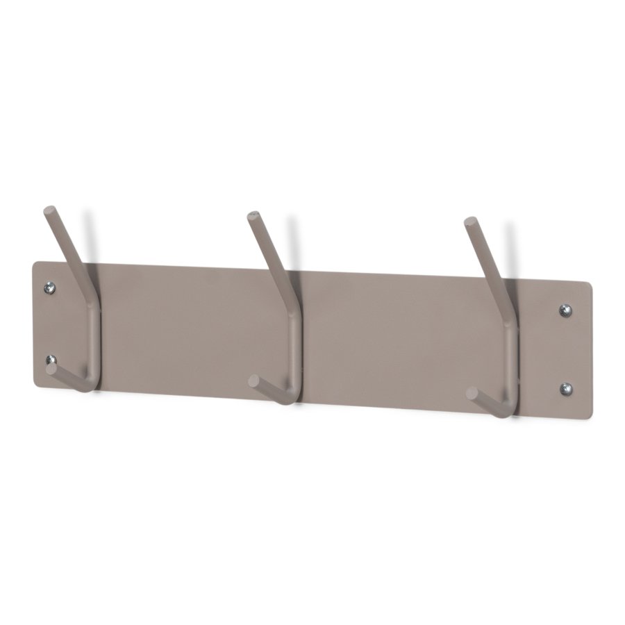 SPINDER DESIGN Fusion knagerkke, m. 3 dobbelt-knager - taupe pulverlakeret stl