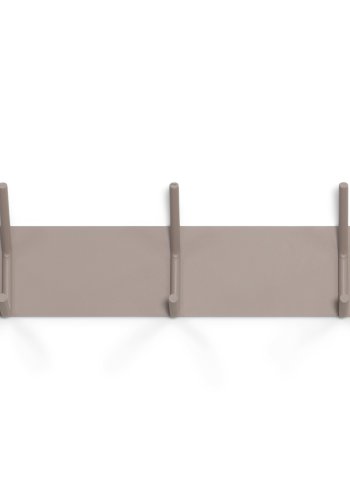 SPINDER DESIGN Fusion knagerkke, m. 3 dobbelt-knager - taupe pulverlakeret stl