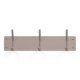 SPINDER DESIGN Fusion knagerkke, m. 3 dobbelt-knager - taupe pulverlakeret stl