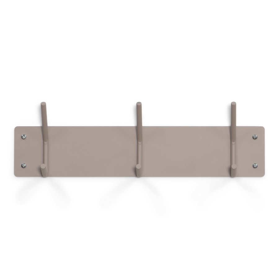 SPINDER DESIGN Fusion knagerkke, m. 3 dobbelt-knager - taupe pulverlakeret stl