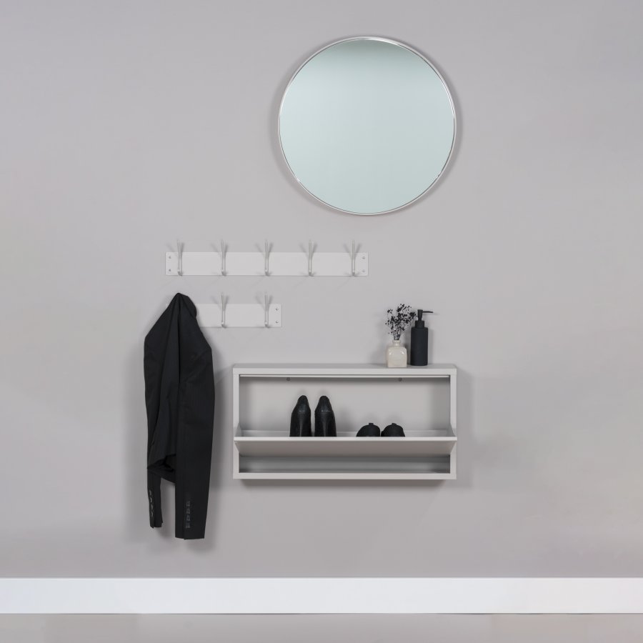 SPINDER DESIGN Fusion knagerkke, m. 3 dobbelt-knager - taupe pulverlakeret stl