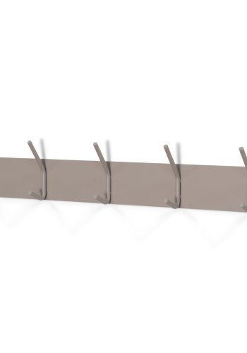 SPINDER DESIGN Fusion knagerkke, m. 5 dobbelt-knager - taupe pulverlakeret stl