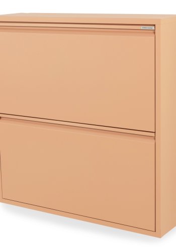 SPINDER DESIGN Billy 2 skoskab, m. 2 lger - clay terra stl